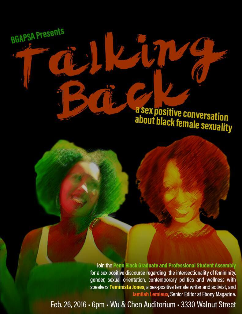 Poster for the Talking Back poster