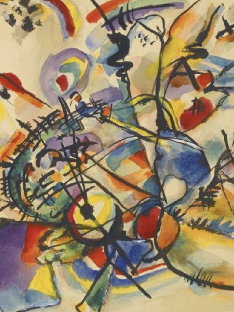 Wassily Kandinsky, "Ohne Titel (Untitled)," 1916, held privately.