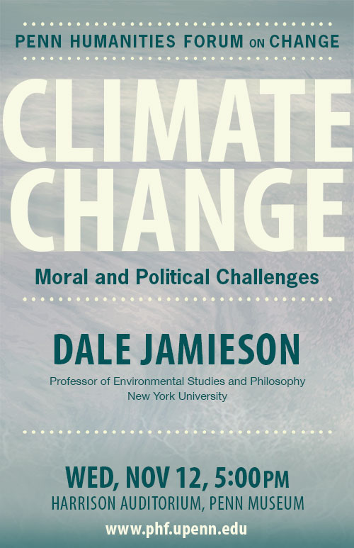 Dale Jamieson_Climate Change_Poster