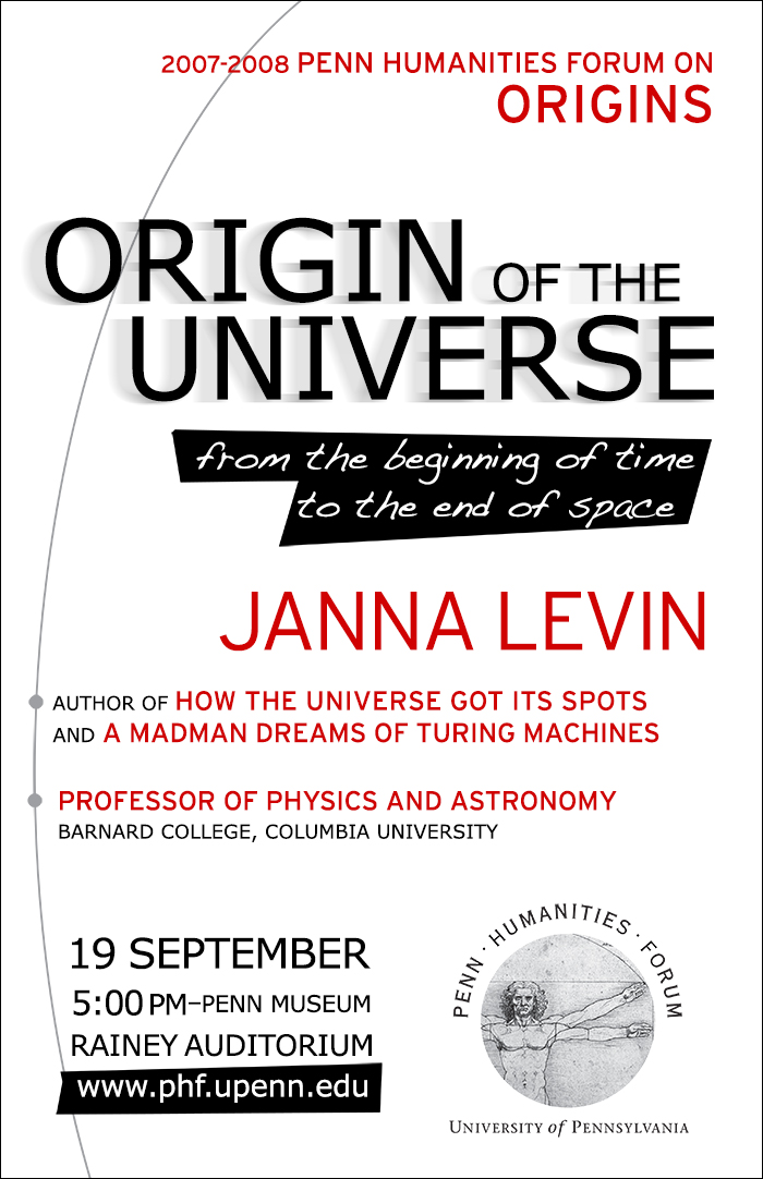 Origins of the Universe Poster with text