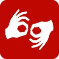 ASL interpretation logo