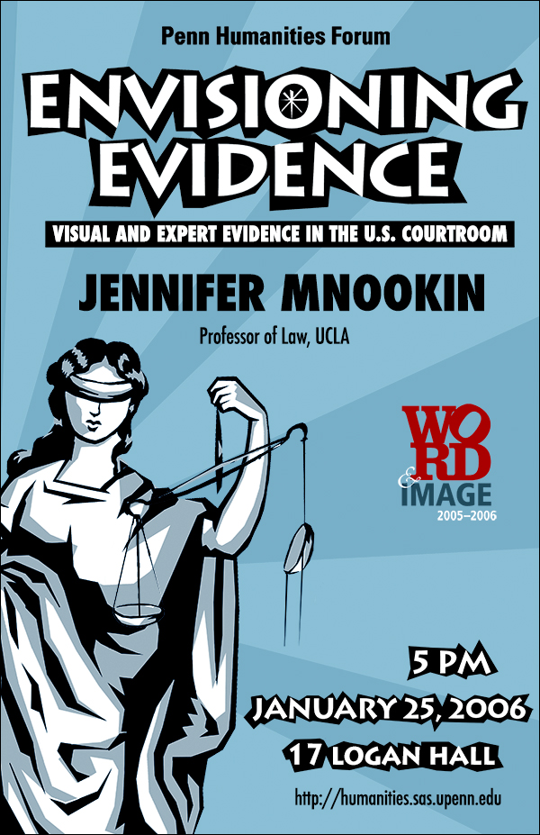 Poster for Envisioning Evidence event
