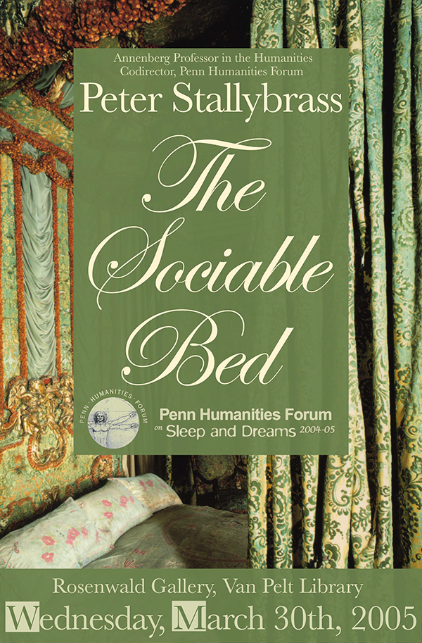 Poster for The Sociable Bed event