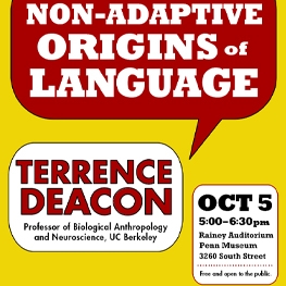 The Non-Adaptive Origins of Language Poster