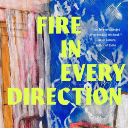 A colorful book cover for Fire in Every Direction, by Tareq Baconi