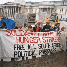 Hunger strike protest for South Africa