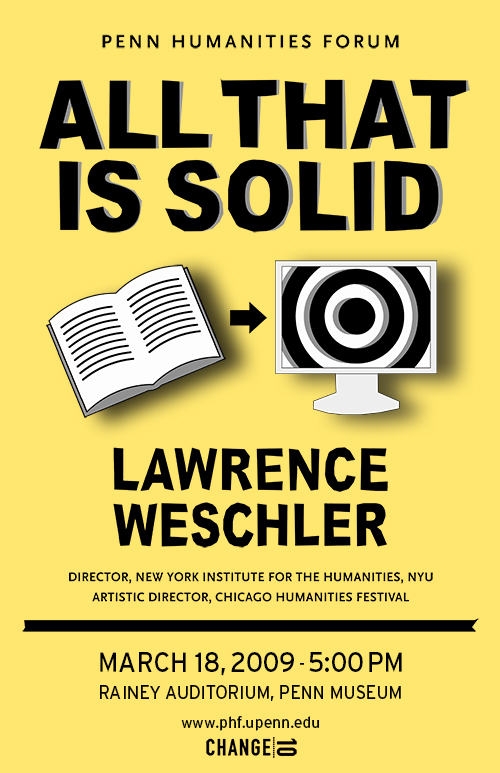 Lawrence Weschler _All That Solid_Poster