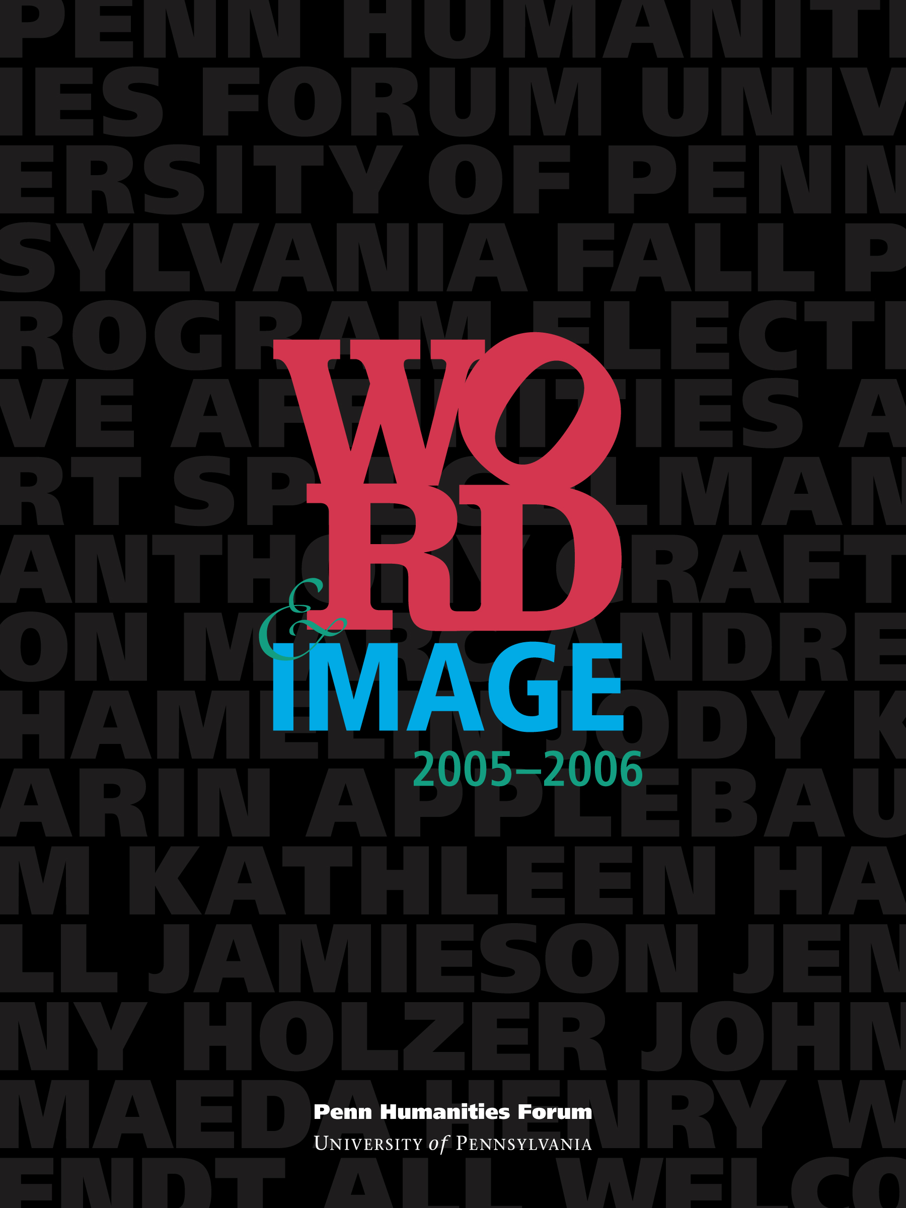 Poster for the Word & Image Conference